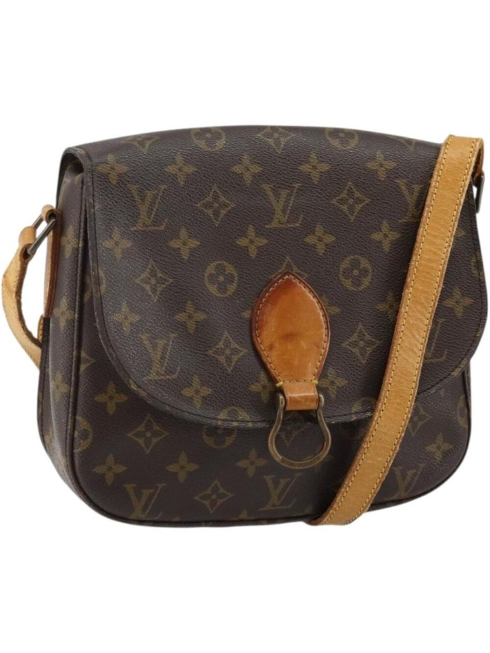 LOUIS VUITTON Monogram Saint Cloud GM Shoulder Bag M51242